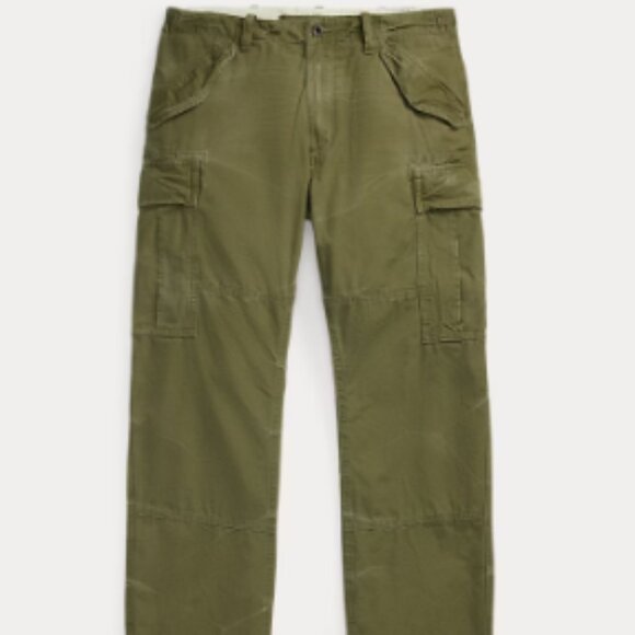 Polo Ralph Lauren Classic Fit Canvas Cargo Pant Olive 48W X 30L - Picture 1 of 2